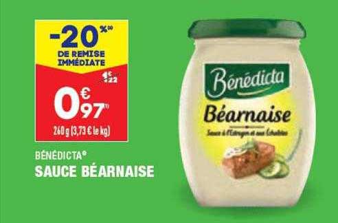 Sauce Béarnaise Bénédicta