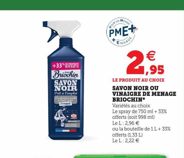 Savon Noir Ou Vinaigre De Ménage Briochin