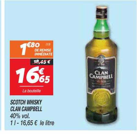 scotch whisky clan campbell