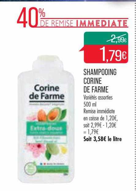 shampooing corine de farme