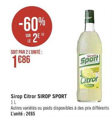 Sirop Citror Sirop Sport