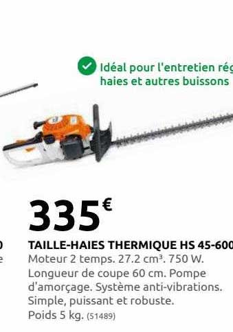 Taille-haies Thermique Hs 45-600