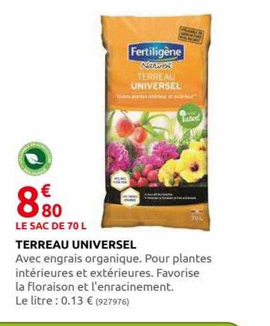 Terreau Universel Fertiligène