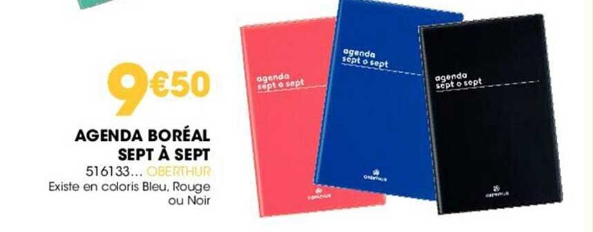 agenda boréal sept à sept oberthur
