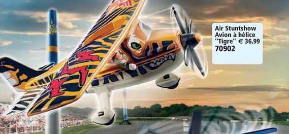 air stuntshow avion à hélice "tigre"