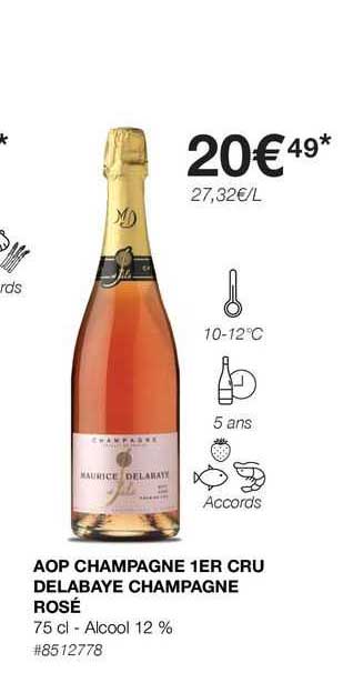 aop champagne 1er cru delabaye champagne rosé