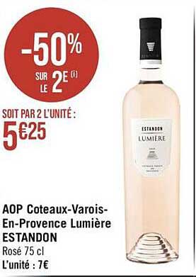 aop coteaux-varois-en-provence lumière estandon