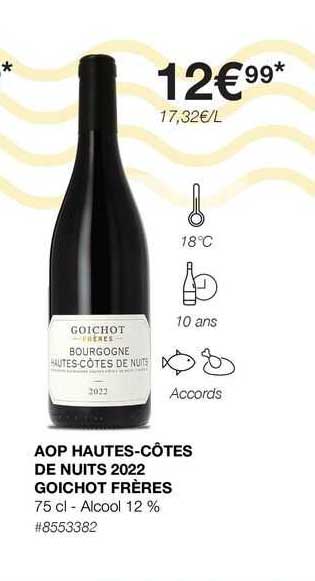 aop hautes-côtes de nuits 2022 goichot frères