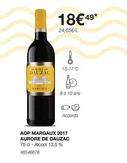 aop margaux 2017 aurore de dauzac