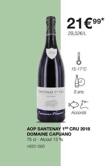 aop santenay 1er cru 2018 domaine capuano