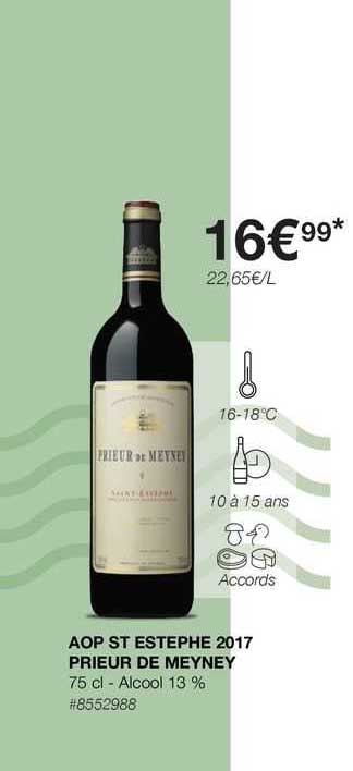 aop st estephe 2017 prieur de meyney