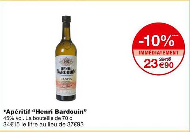 apéritif "henri bardouin"