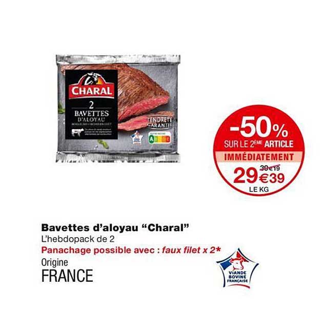bavettes d'aloyau "charal"