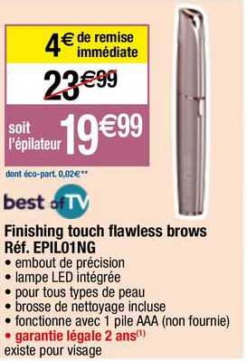 best oftv finishing touch flawless brows