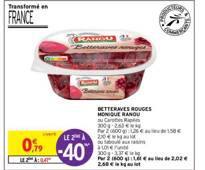 betteraves rouges monique ranou