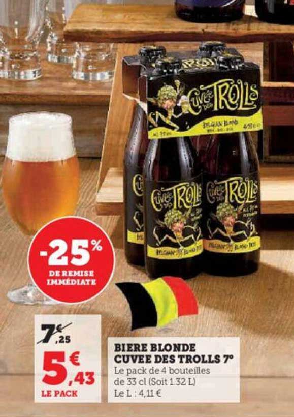 bière blonde cuvée des trolls 7°