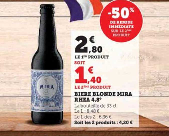 bière blonde mira rhea 4.8°