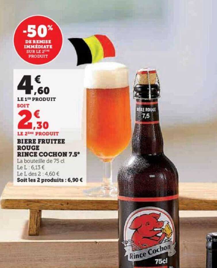 bière fruitée rouge rince cochon 7.5°
