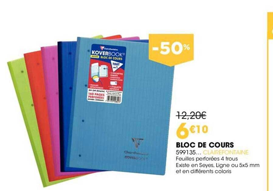 bloc de cours clairefontaine