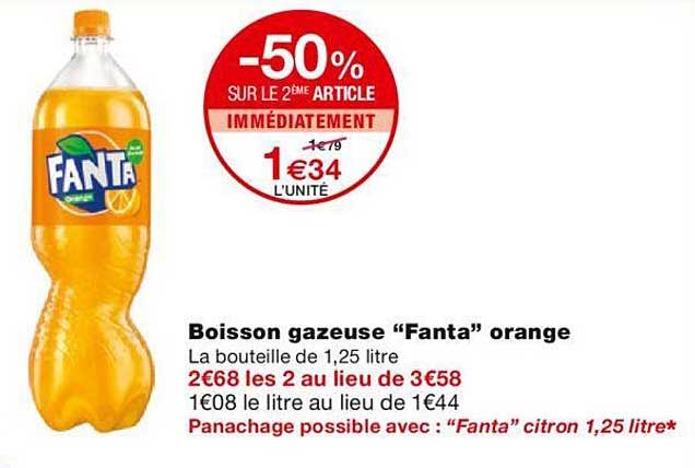 Boisson Gazeuse "fanta" Orange