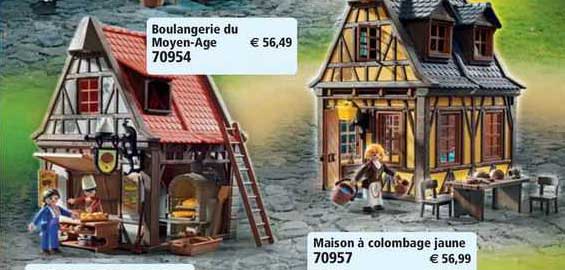 boulangerie du moyen-âge, maison à colombage jaune