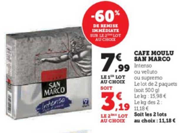 café moulu san marco