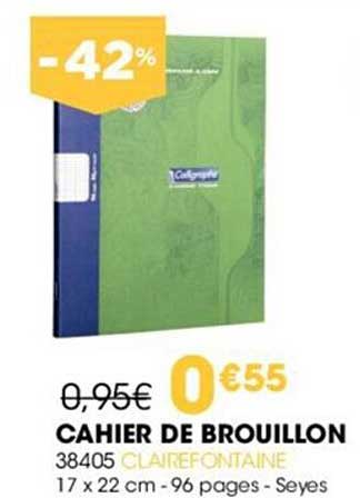 Cahier De Brouillon Clairefontaine