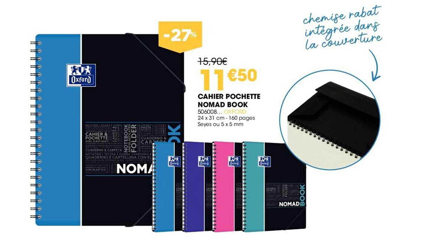 cahier pochette nomad book