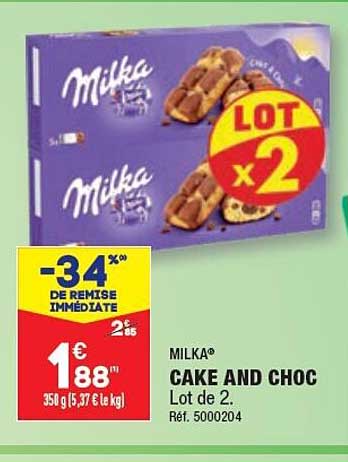 cake and choc milka