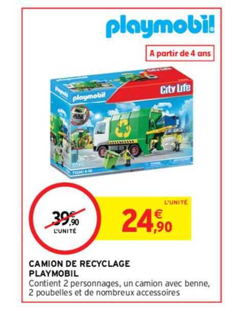 camion de recyclage playmobil