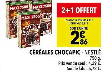 Céréales Chocapic - Nestlé
