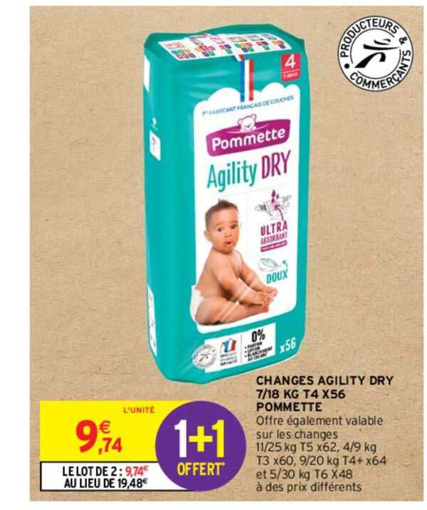 changes agility dry 7/18 kg t4 x56 pommette