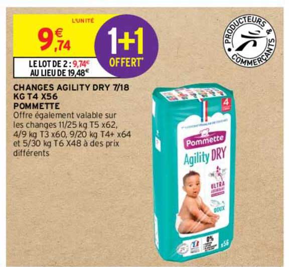 changes agility dry 7/18 kg t4 x56 pommette