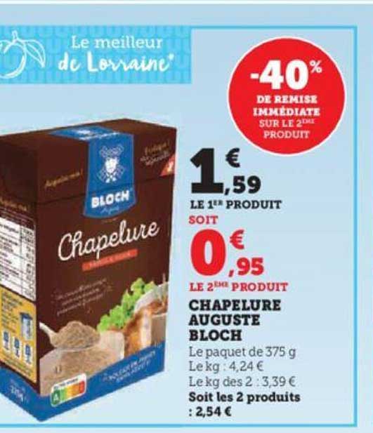 chapelure auguste bloch