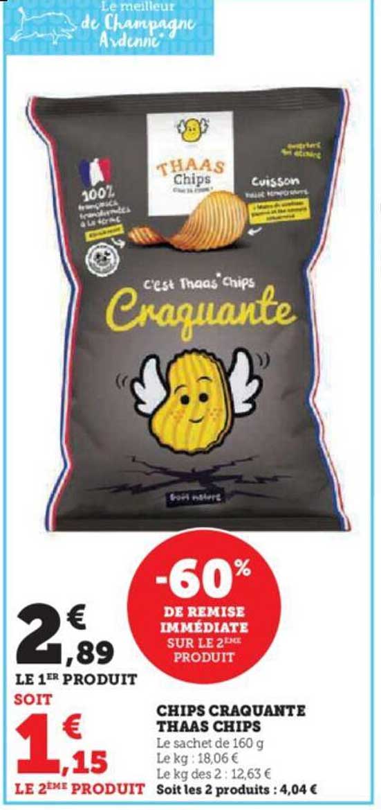 Chips Craquante Thaas Chips