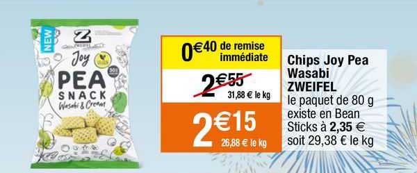 Chips Joy Pea Wasabi Zweifel