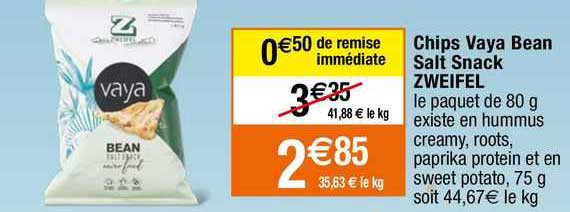 chips vaya bean salt snack sweifel