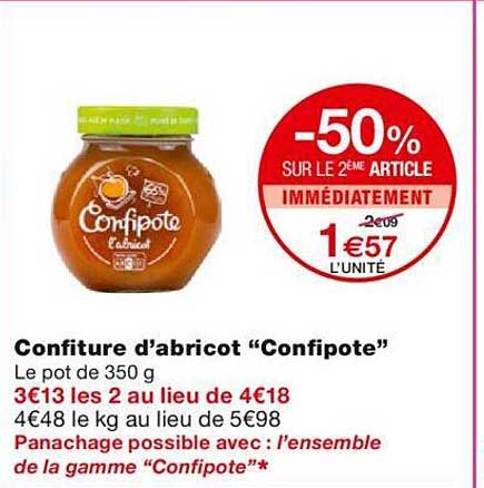 confiture d'abricot "confipote"