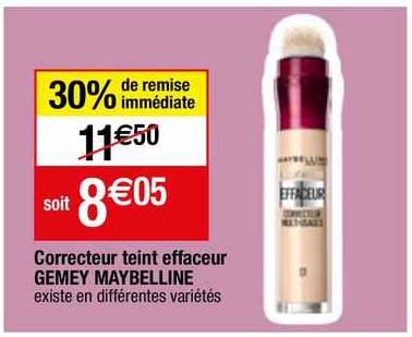 correcteur teint effaceur gemey maybelline