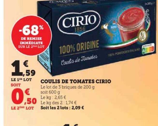 Coulis De Tomates Cirio