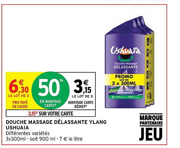 douche massage délassante ylang ushuaïa