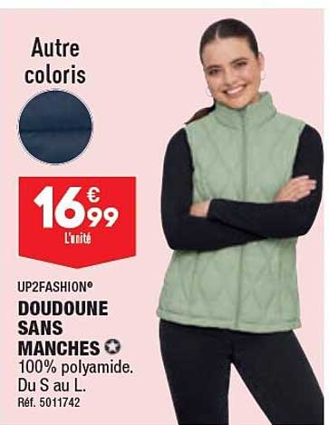 doudoune sans manches up2fashion
