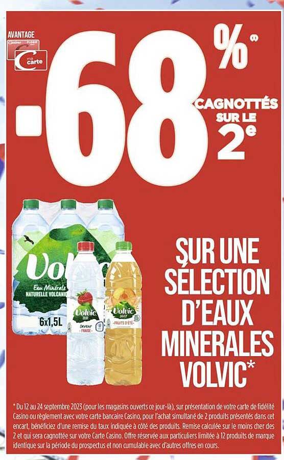 eaux minérales volvic