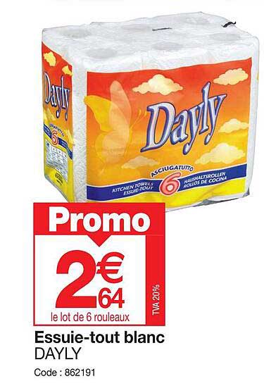 essuie-tout blanc dayly