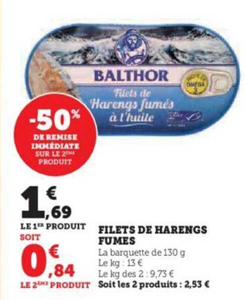 Filets De Harengs Fumés