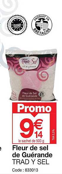 Fleur De Sel De Guérande Trad Y Sel