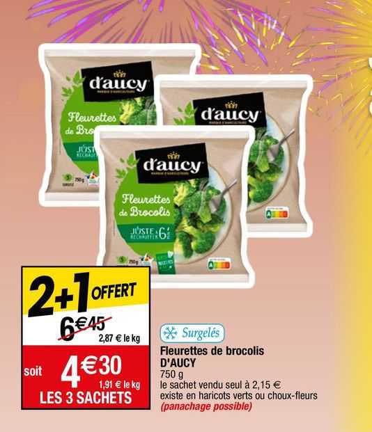 Fleurettes De Brocolis D'aucy