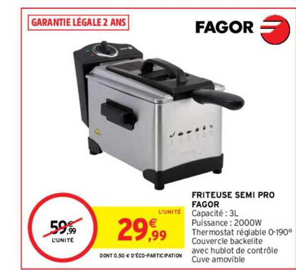 friteuse semi pro fagor