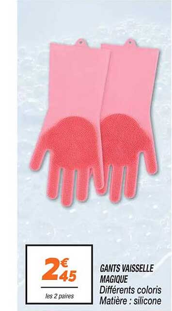 Gants Vaisselle Magique