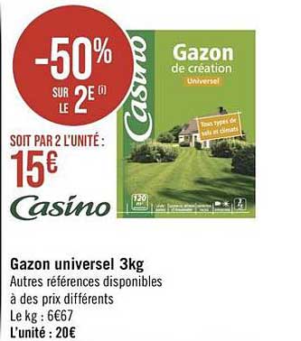 gazon universel 3kg casino